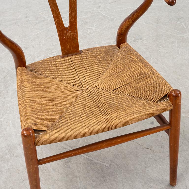 Hans J Wegner, a beech 'Y-chair' Carl Hansen & Son, Denmark.