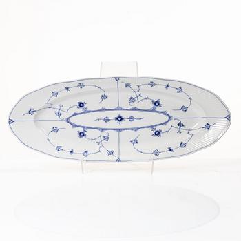 Royal Copenhagen, Fish platter, “Musselmalet Riflet”, Denmark, 1992–99.