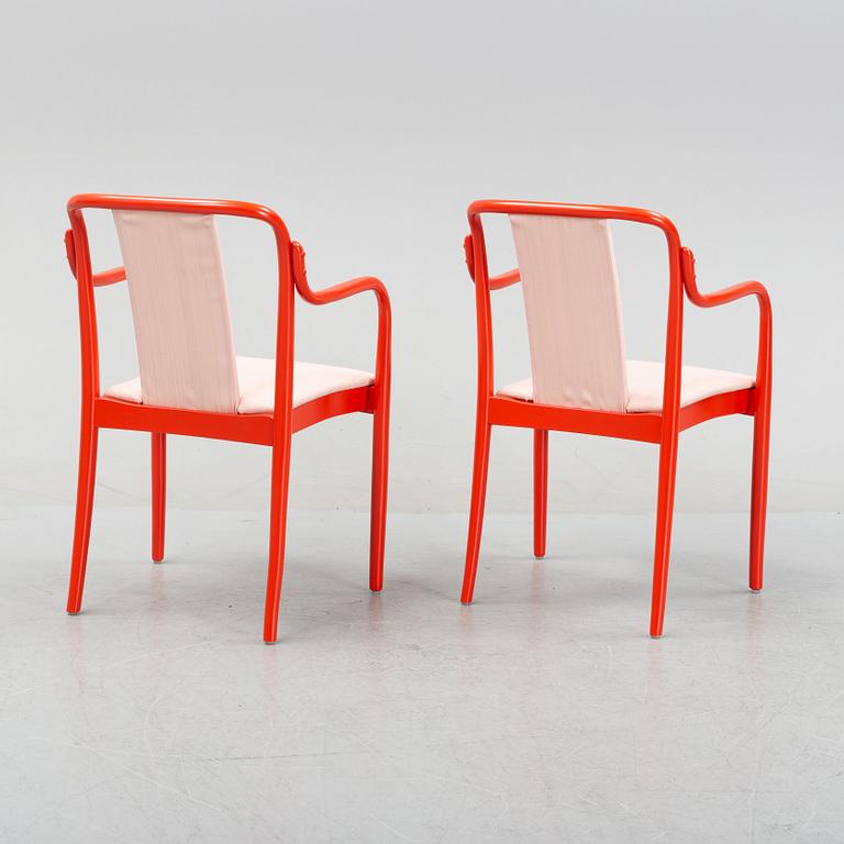 Jack Ränge och Beata Heuman, karmstolar, ett par, "Kaiser", Gemla, Diö, 1982 och 2021.