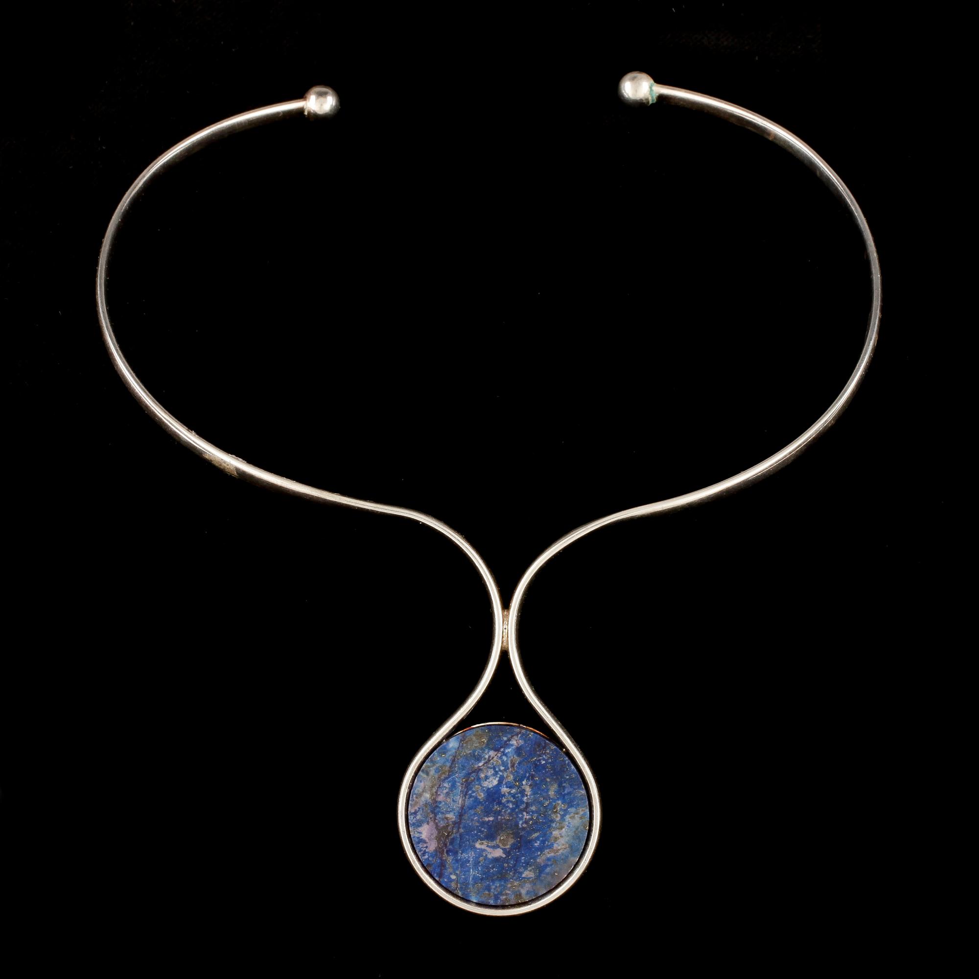 COLLIER, sterlingsilver, Per Dåvik, Alton 1975.