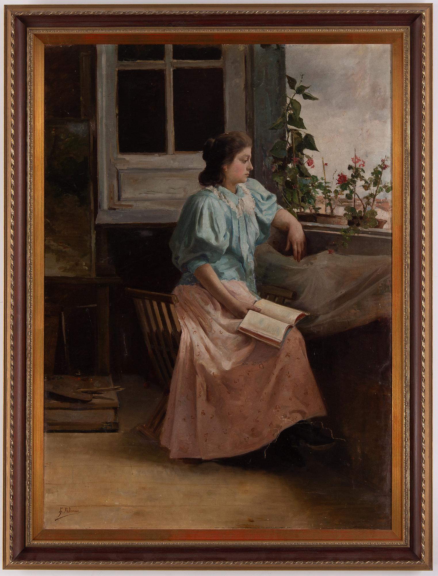 Gabriel Palencia Y Ubanell, oil on canvas, signed.