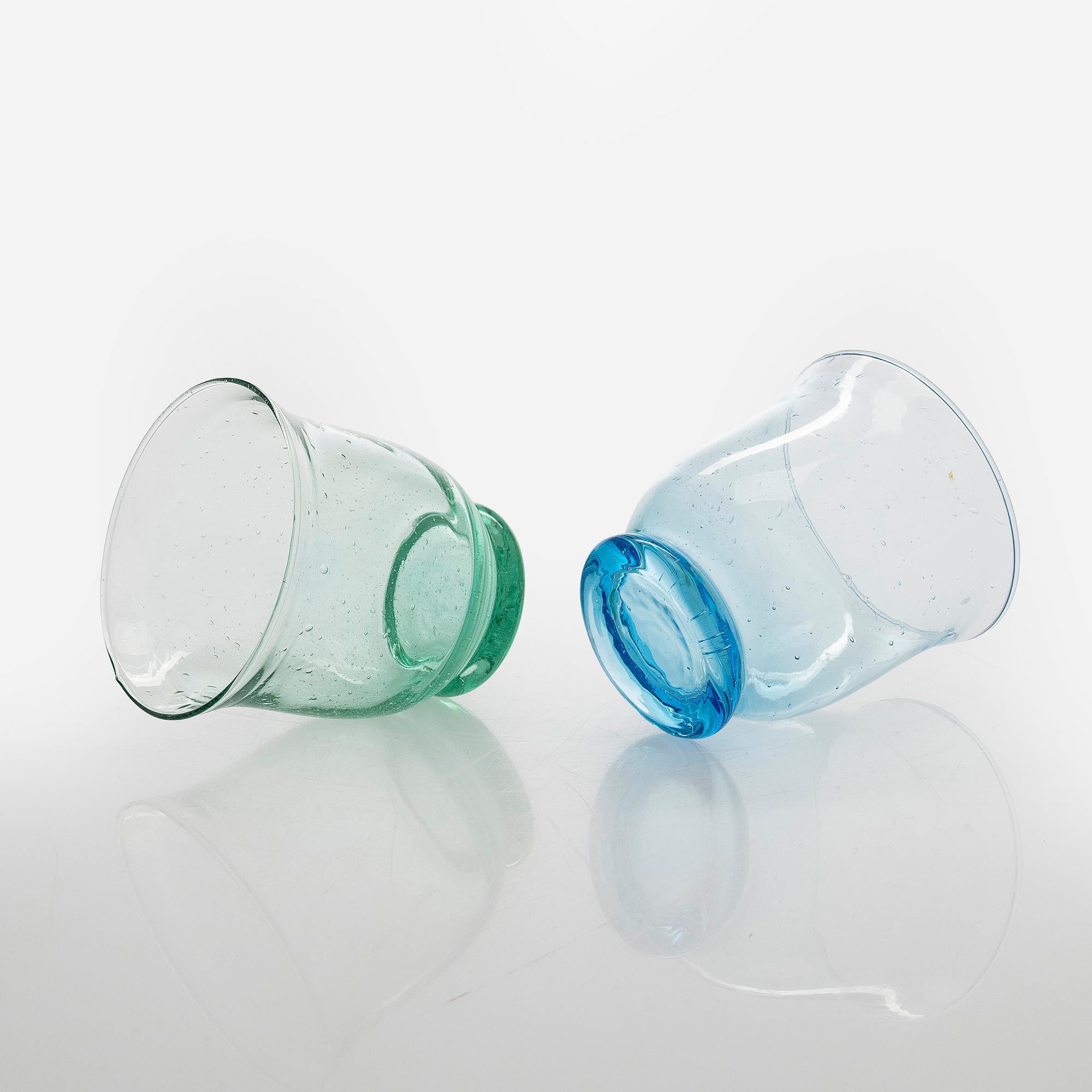 Gunnel Nyman, saftservis, modell 3258 och 3259, Riihimäki Glassbruk Ab. Formgiven 1932.