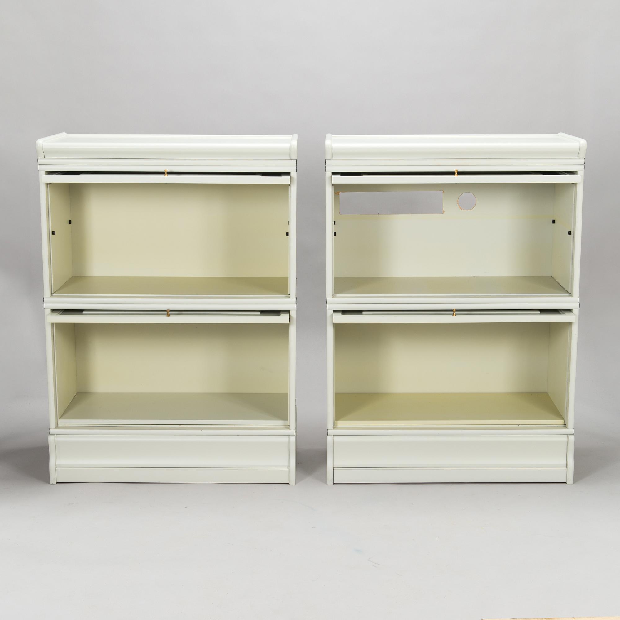 A 21st century 4-piece book cabinets / media storage for Boknäs.