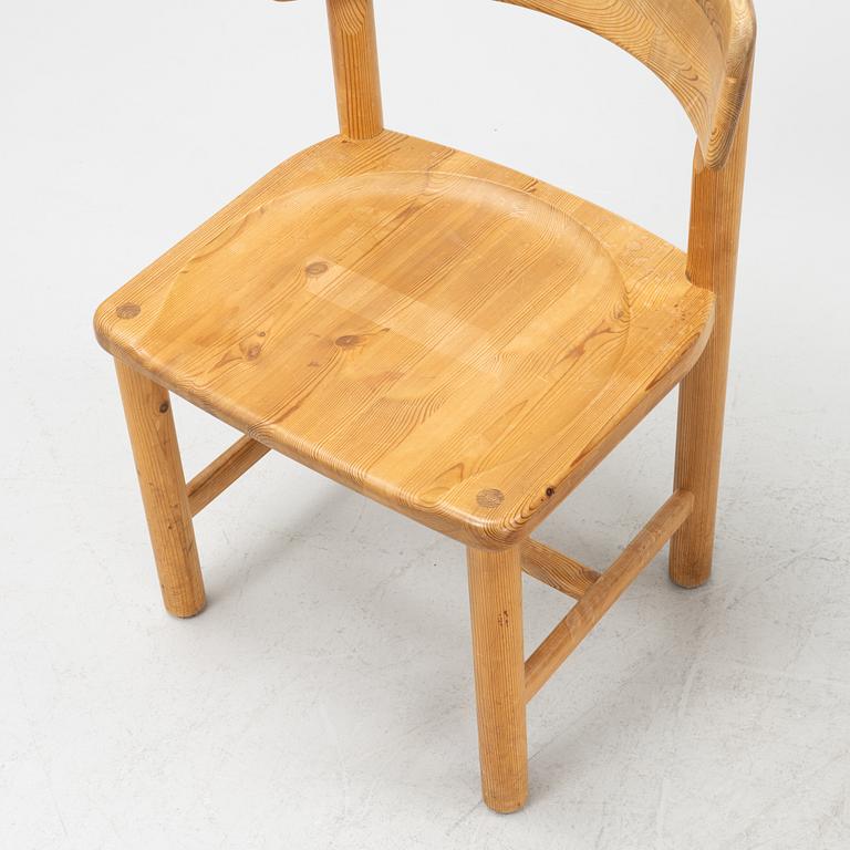 Rainer Daumiller, a set of six pine chairs, Denmark, later part of the 20th Century.