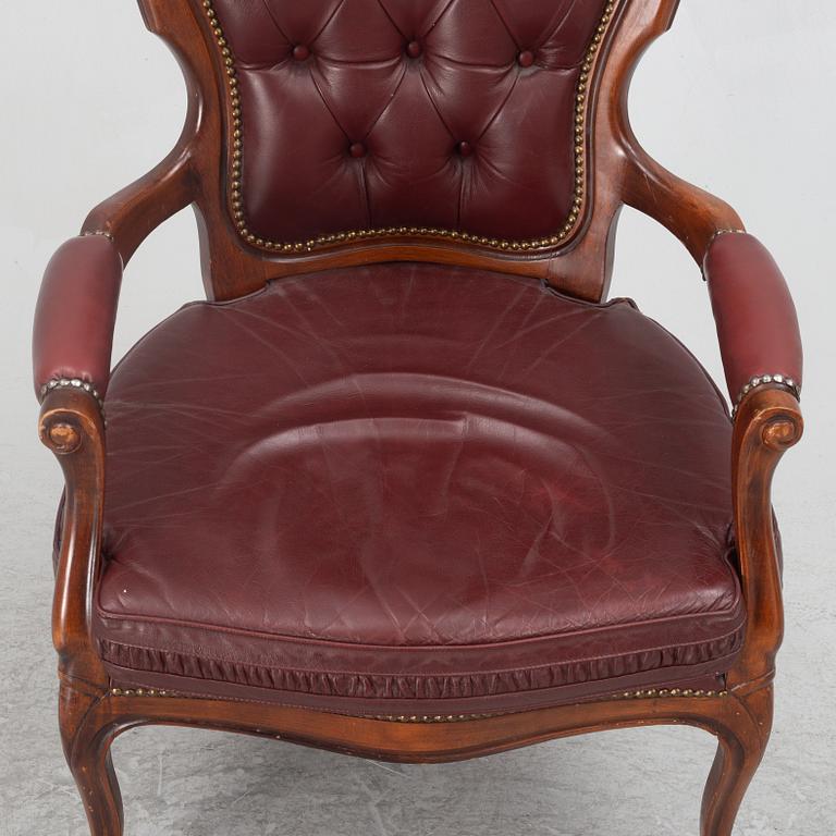 A Rococo style armchair, second half of the 20th century.