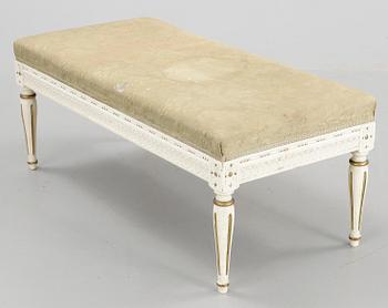 TABURETT, gustaviansk stil, 1900-talets första hälft.