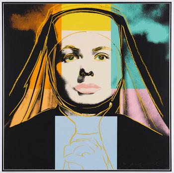 Andy Warhol, "The Nun", from: "Three portraits of Ingrid Bergman".