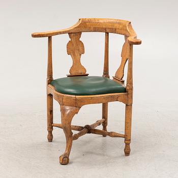 Puderstol, rokoko, 1700-tal.