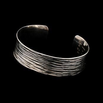 ARMBAND SAMT COLLIER, sterlingsilver, Gobi, Falköping, 1970-tal. Total vikt 121 g.