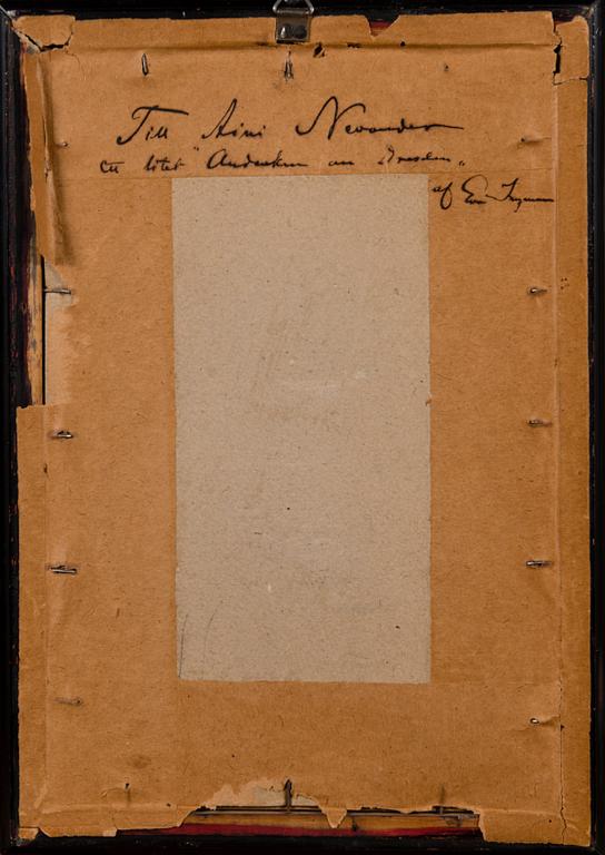 EVA INGMAN, öljy levylle, signeerattu.