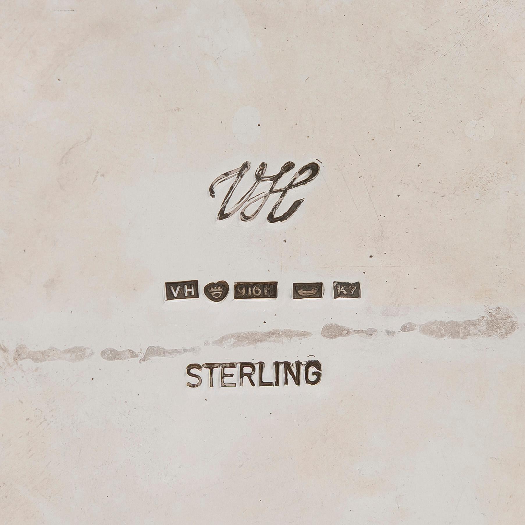 Väinö Hamara, a silver vase, Helsinki 1963.