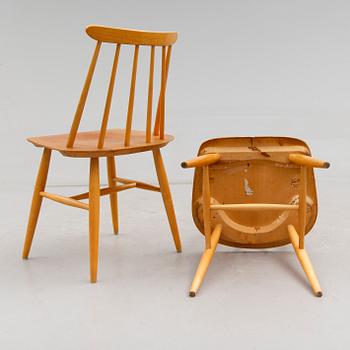 STOLAR, 4 st, "Fanett", Ilmari Tapiovaara, Edsbyverken, 1900-talets andra hälft.