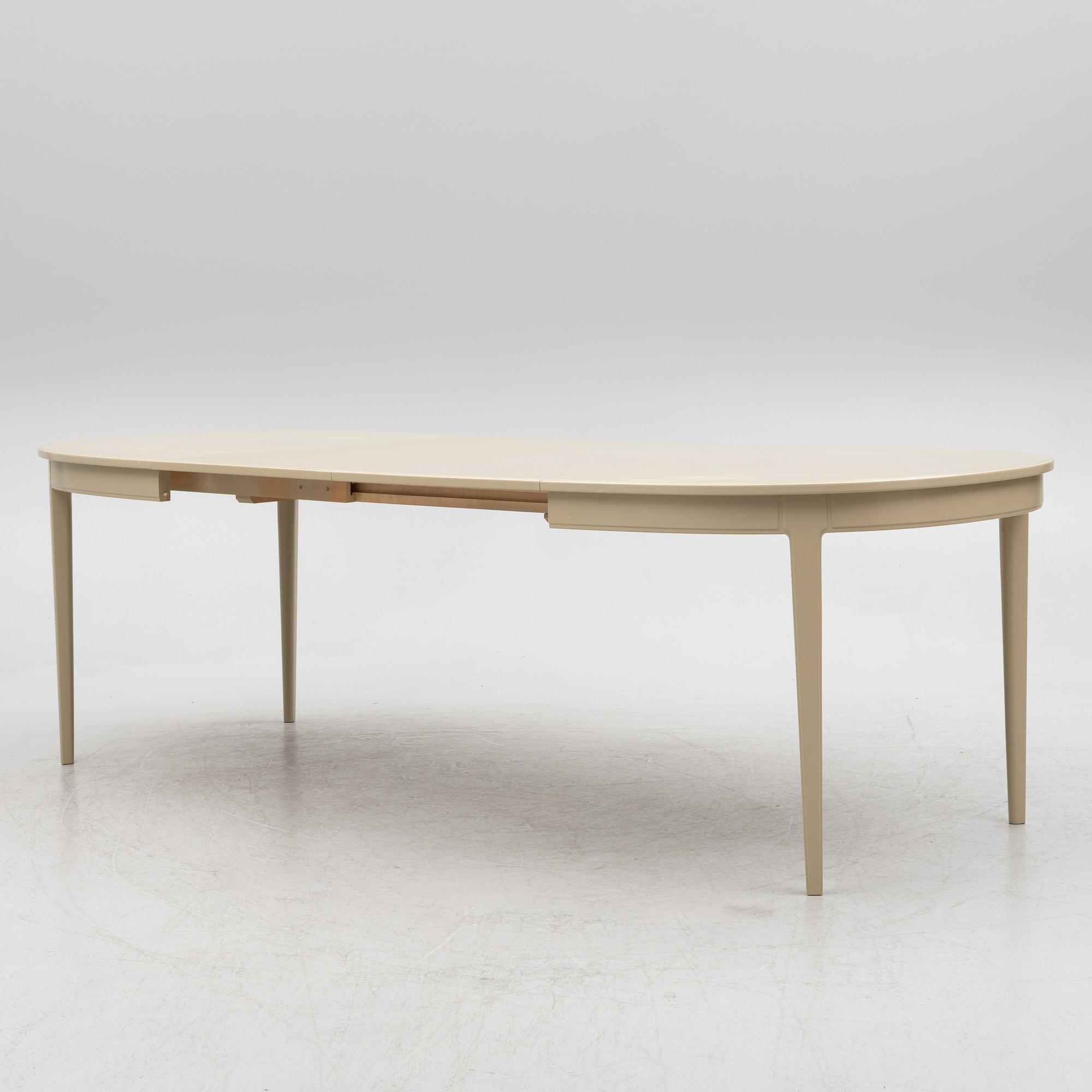 Carl Malmsten, a 'herrgården dining table, second part of the 20th century.