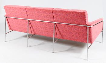 SOFFA samt 2 FÅTÖLJER, Fritz Hansen, Danmark, 1960-tal.