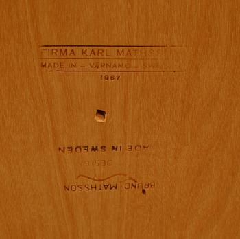 SOFFBORD, Bruno Mathsson, Firma Karl Mathsson, Värnamo, 1967.
