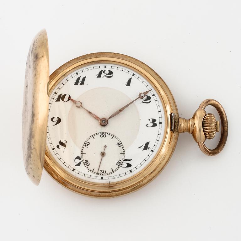 POCKET WATCH, savonette, 51 mm.