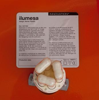 BORD, "Ilumesa", Verner Panton, märkt 09/1999.