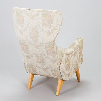 Carl Gustaf Hiort af Ornäs, nojatuoli, Hiort Tuote Puunveisto, 1940-luku.