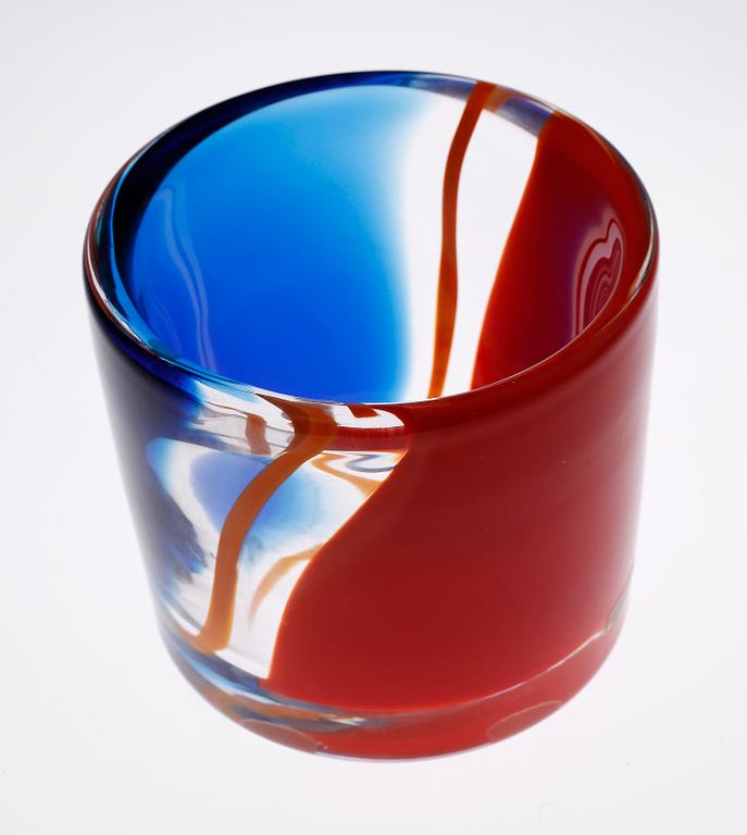 SKÅL, glas, Erik Höglund, Strömbergshyttan. 1992.