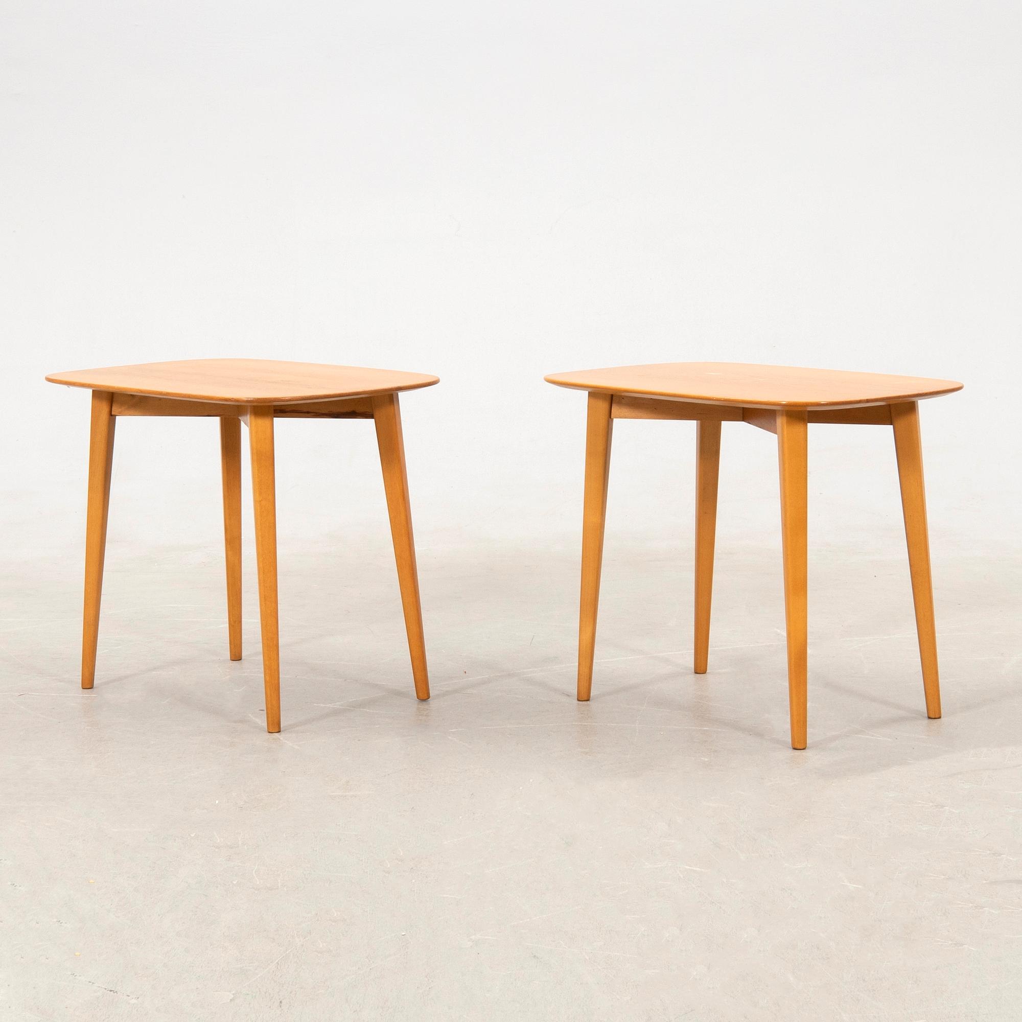 Elias Svedberg, Side table a pair of the Triva series mid/second half of the 20th century.