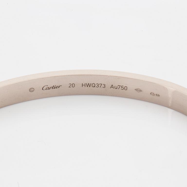 Cartier, armband, 'Love', 18K vitguld.