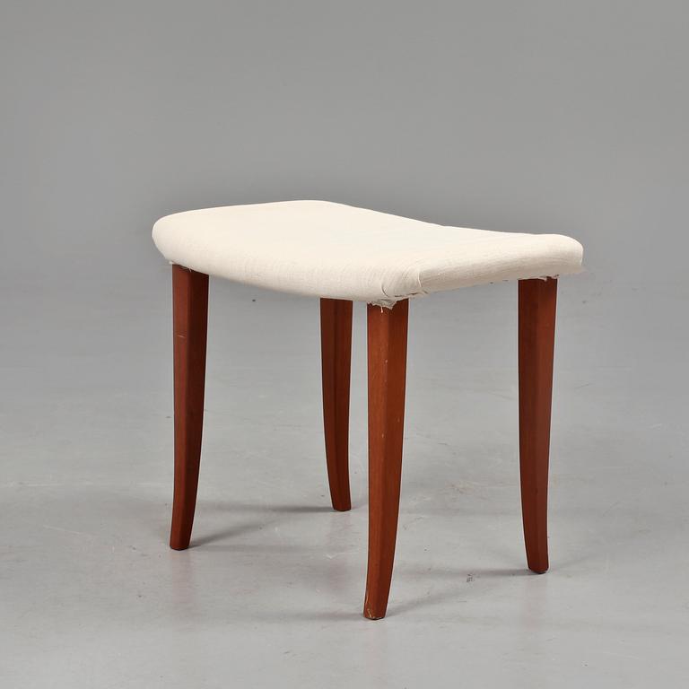 TOALETTBORD, "Birgitta" samt PALL, Carl Malmsten, Bodafors, 1962.