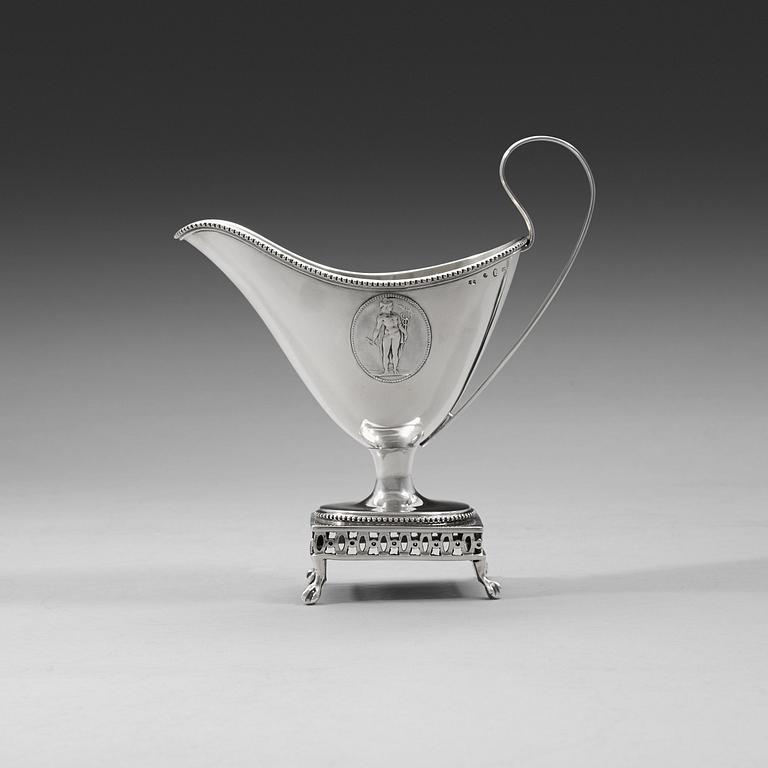 Johan Ekholm, Stockholm 1800. Gräddkanna, sengustaviansk.