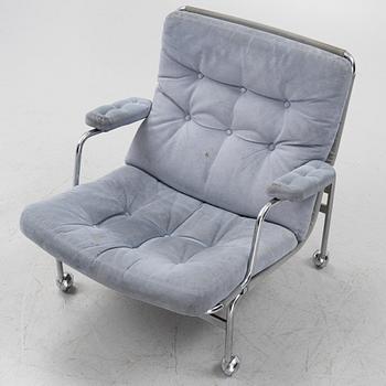 Bruno Mathsson, a 'Karin' easy chair from Dux, later part of the 20th century.