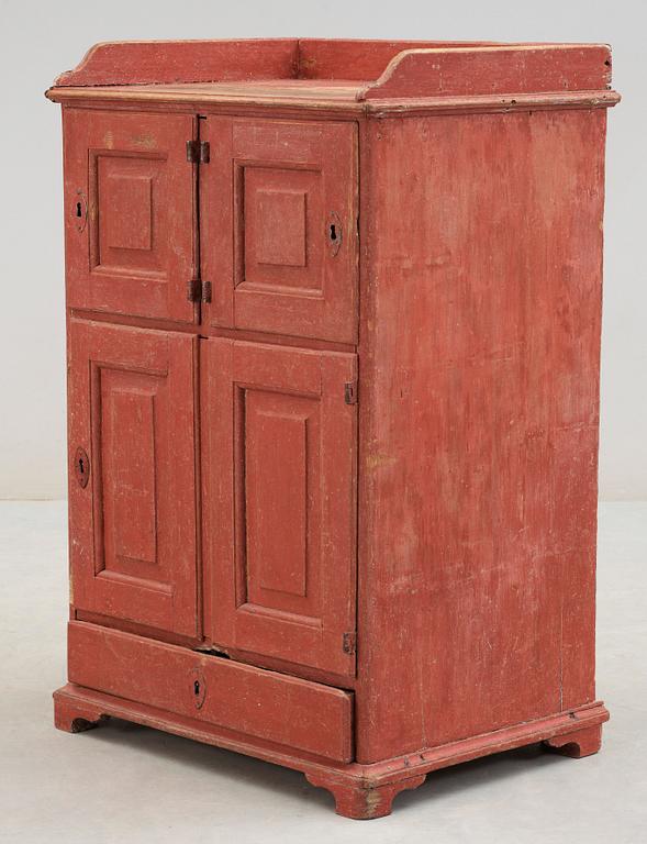 A Swedish Rococo 18th century cupboard.