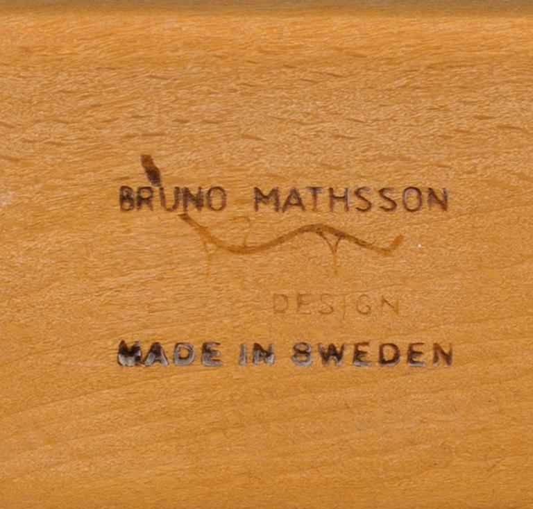BRUNO MATHSSON, fåtölj, "Eva", Firma Karl Mathsson, 1969.