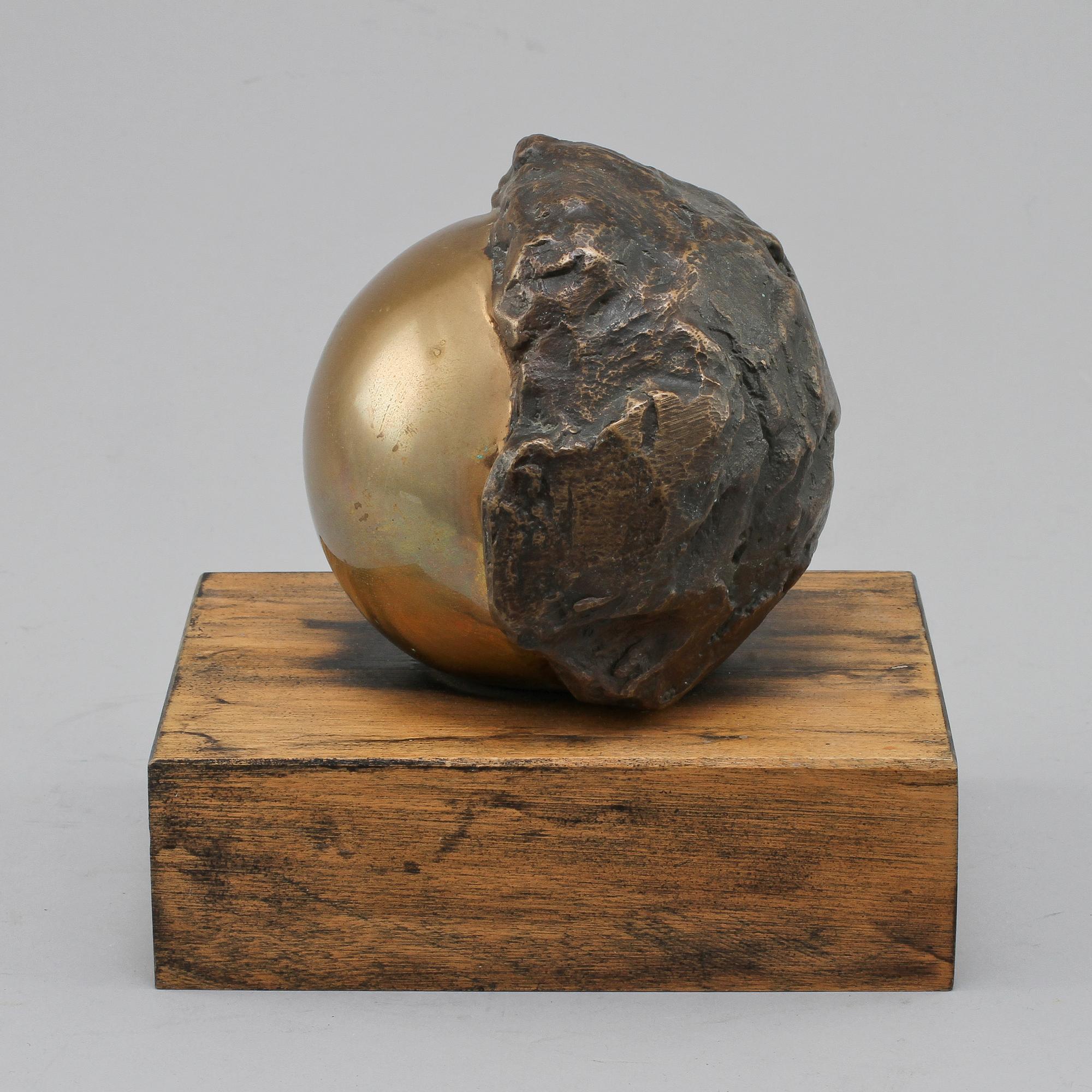 OKÄND KONSTNÄR, skulptur, brons, signerad J Brandt, 1900-talets fjärde kvartal.