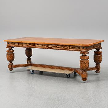 BIBLIOTEKSBORD, barockstil, 1900-tal.