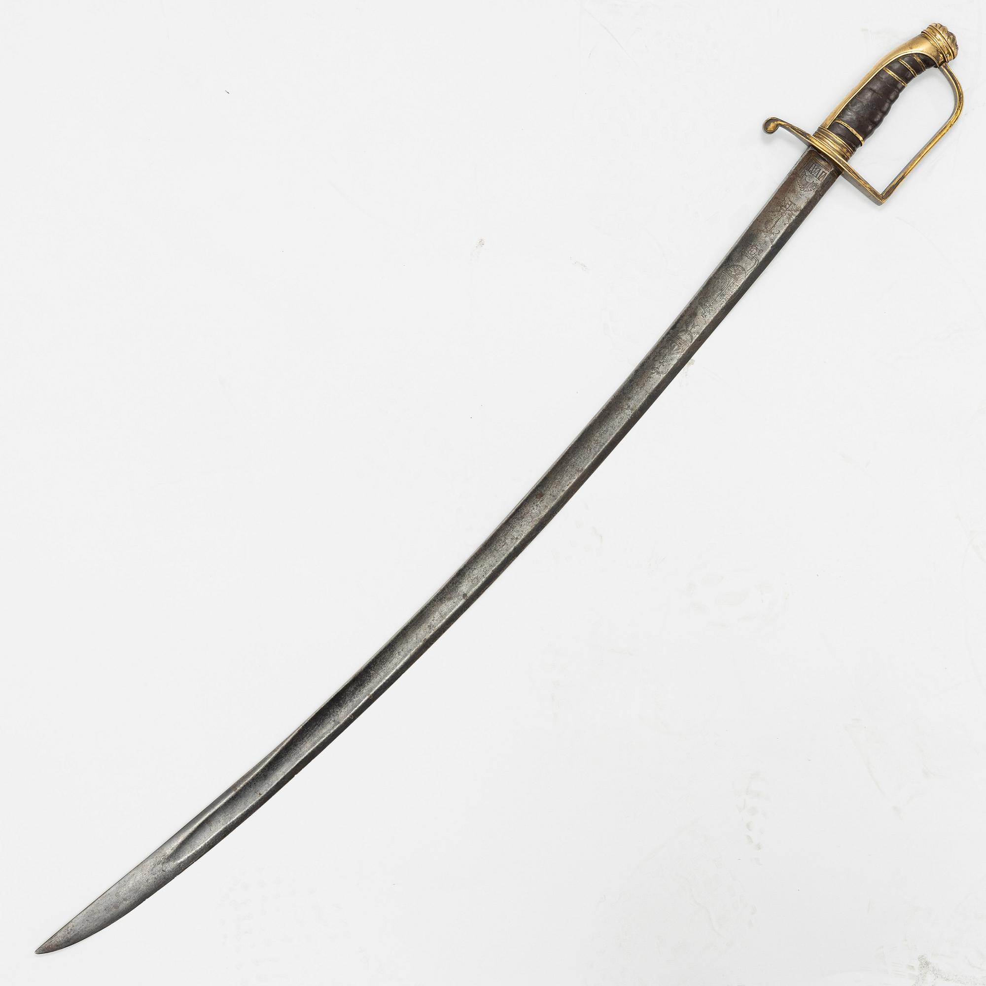 Sabel, Danmark, 1700-talets slut.