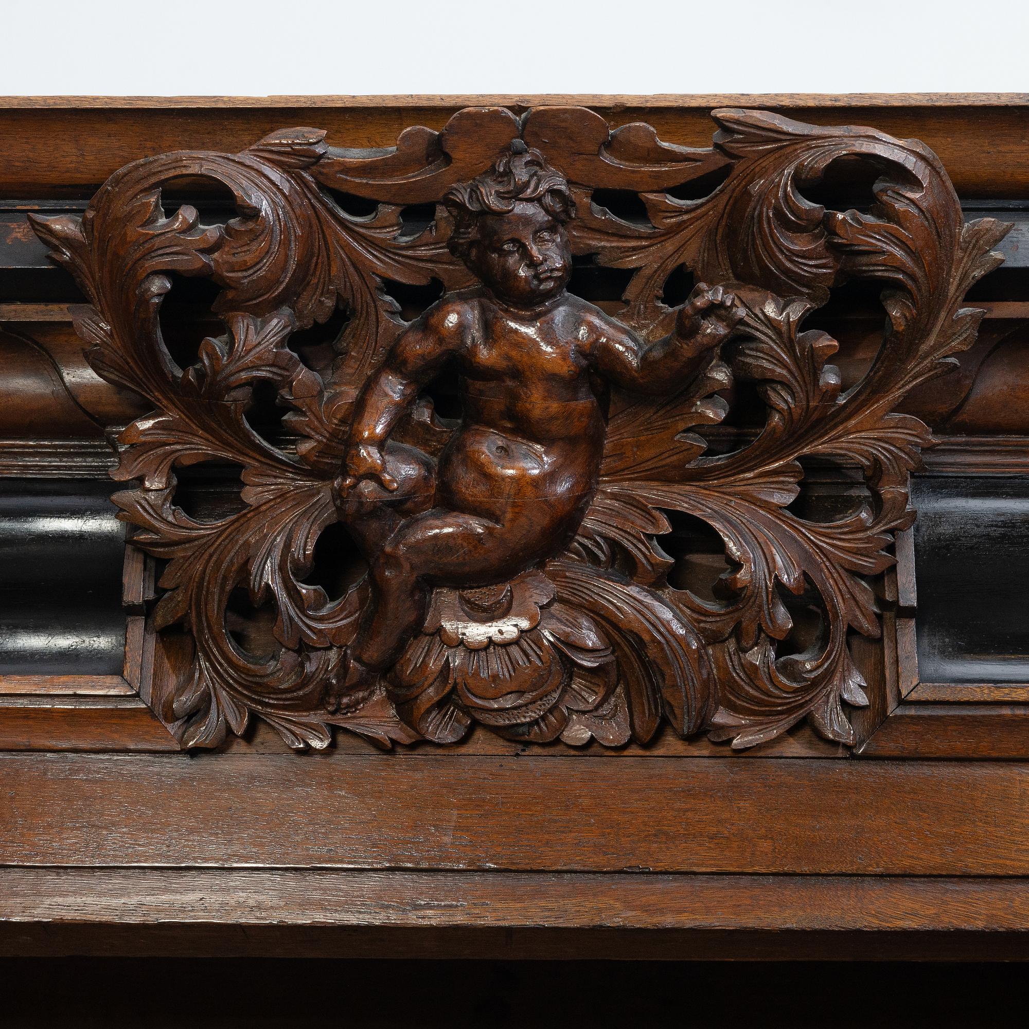 A Baroque cabinet, first half of the 18th century.