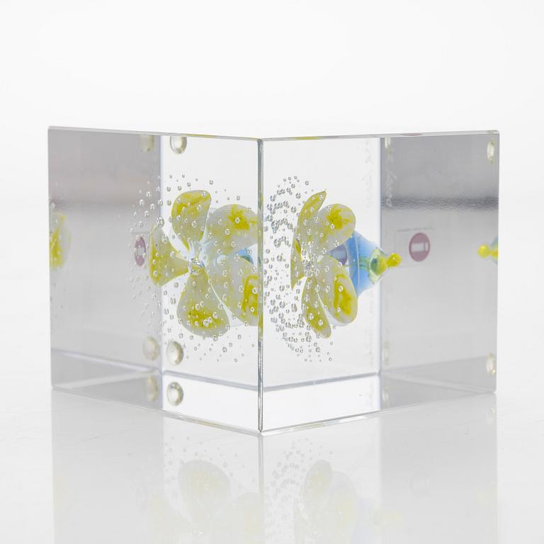 Oiva Toikka, vuosikuutio 2000, signeerattu Oiva Toikka Nuutajärvi 2000, 932/2000.