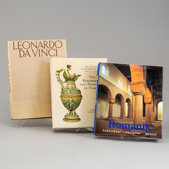 Six books about art.