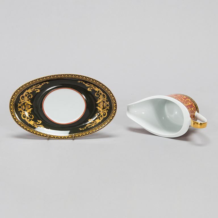 Versace, ruoka-astiasto, 27 osaa, posliini, "Medusa", Rosenthal, Studie-linie, Saksa.