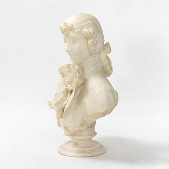 Unknown artist, a 19th century alabaster sculpture.