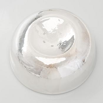 A sterling silver and enamel bowl, maker's mark of A. Tillander, Turku 2005.