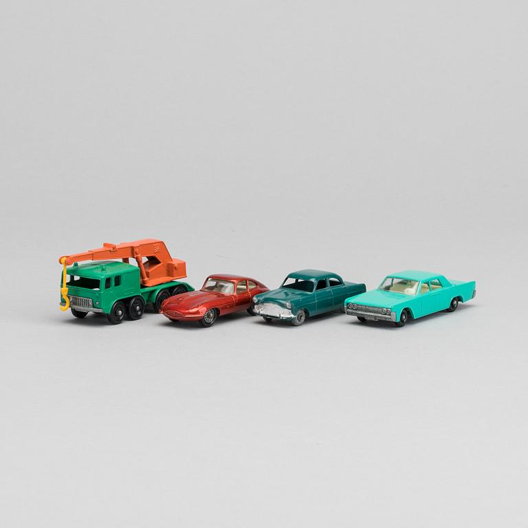 LESNEY MATCHBOX SERIES FOUR CARS.