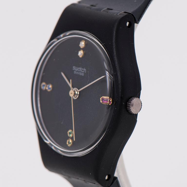 ARMBANDSUR 4 ST, SWATCH, två herr och två damur 1980-tal.