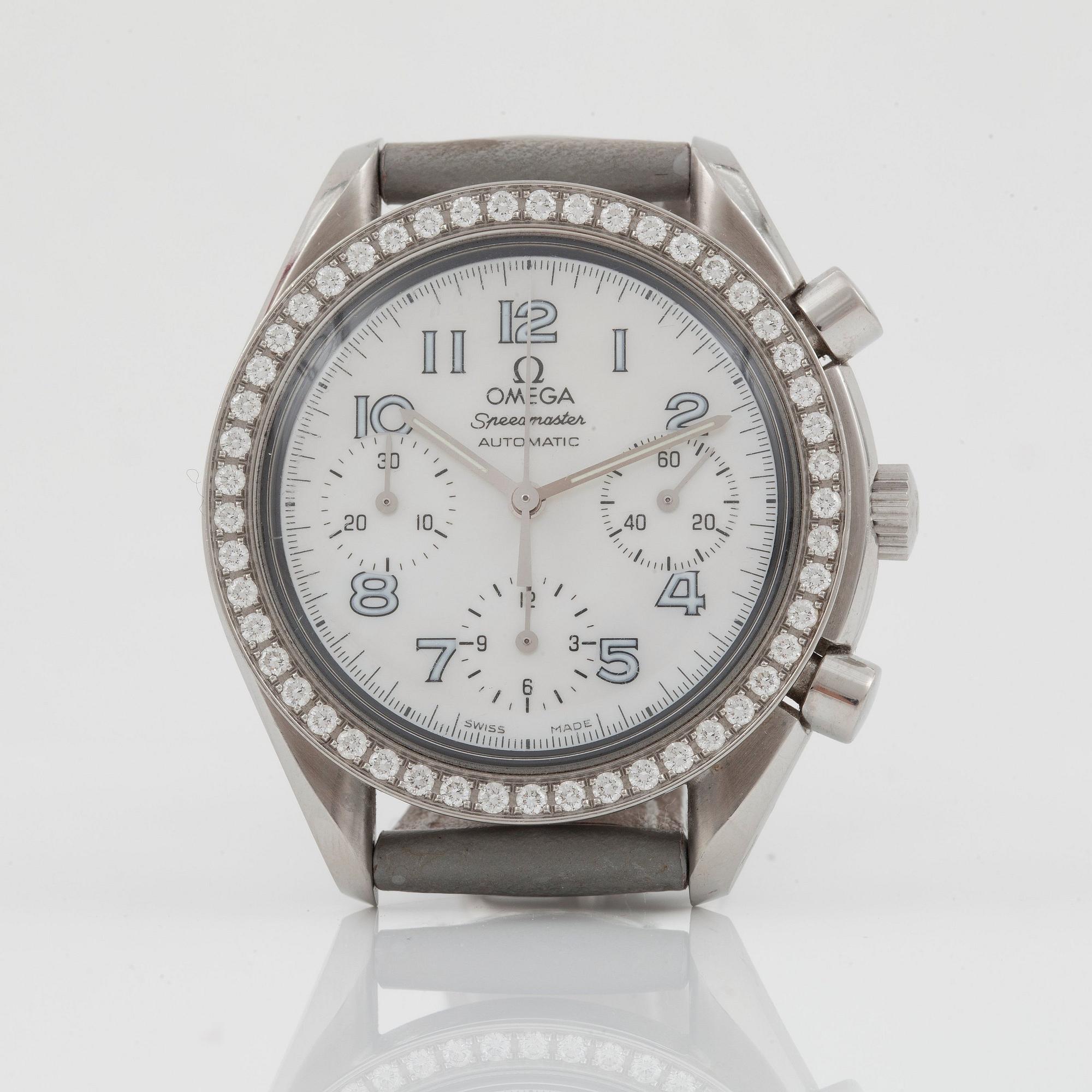 DAMUR, "Ladies Diamonds" Omega Speedmaster.