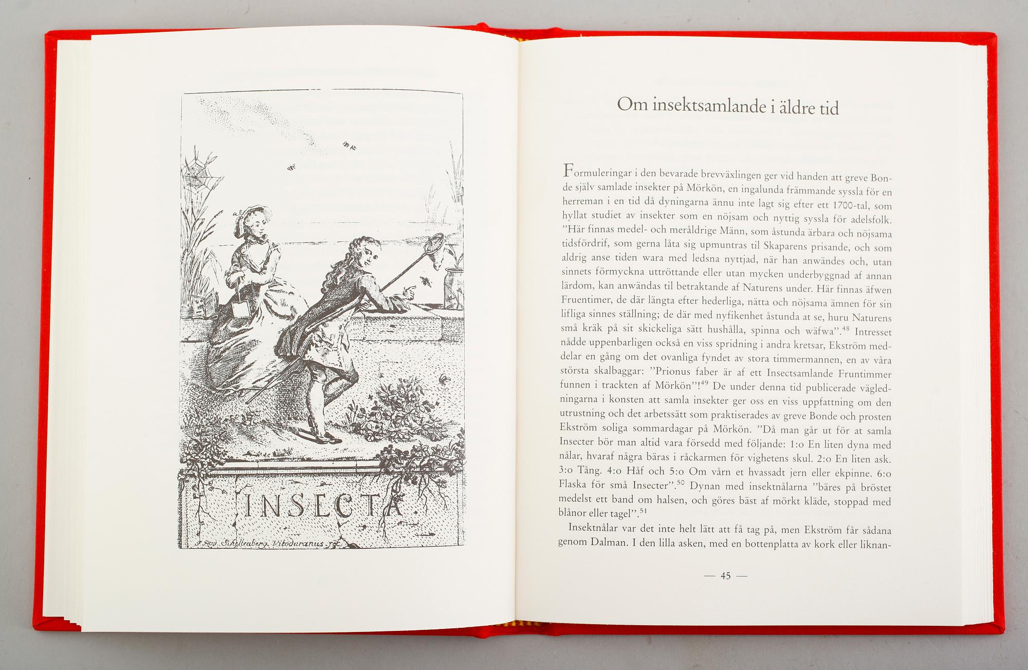 WILHELM VON WRIGHT, böcker, 3 st, "Swenska Fjärilar", nr 1523, René Coeckelberghs editioner 1989.