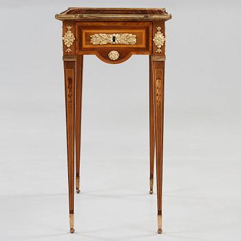 A Gustavian late 18th century table by Georg Haupt (not signed), master 1770.