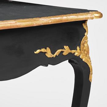 A Swedish rococo desk by C. W. Hein (master in Stockholm 1755-83).