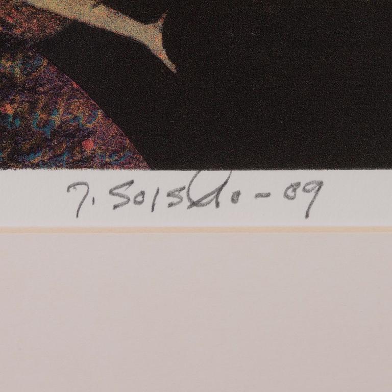 JUHA SOISALO,  färglitografi, daterad -09, numrerad 80/100.