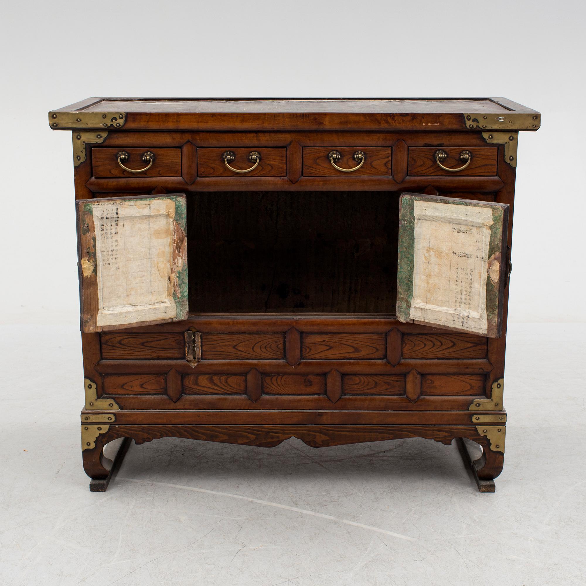 A Korean cabinet/sideboard, 19th Century.