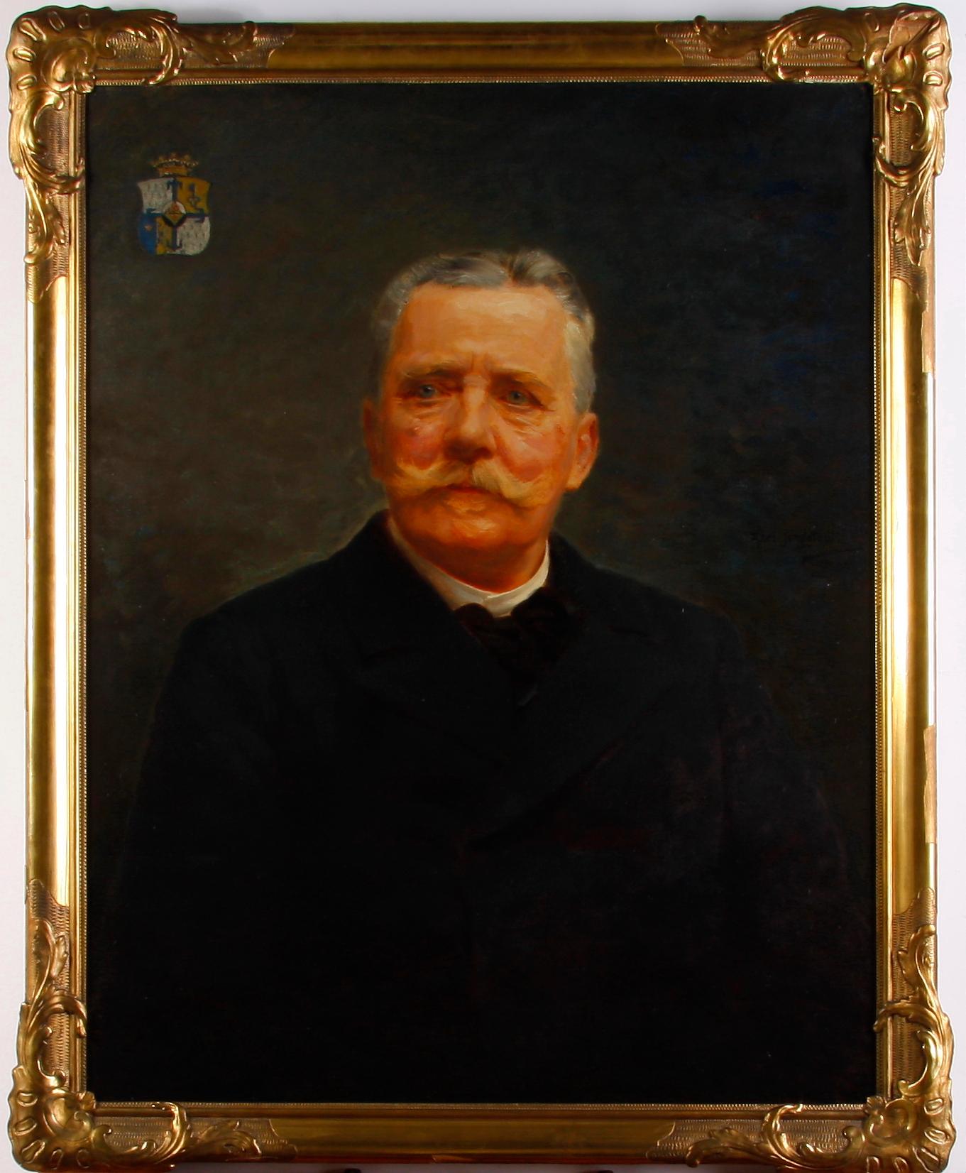 JUNGSTEDT, AXEL. Olja på duk, sign o dat 1907.