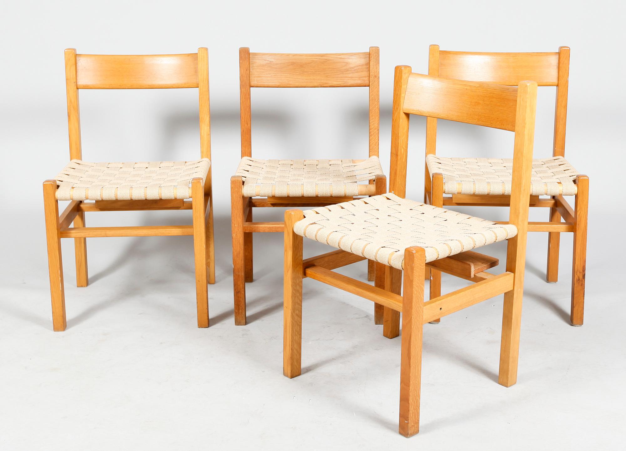 STOLAR, 8 st, etikettmärkt Andrées Fabriks AB, Ruda.