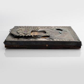 Michael Borodulin, ikon med silver oklad, S:t Petersburg 1836.